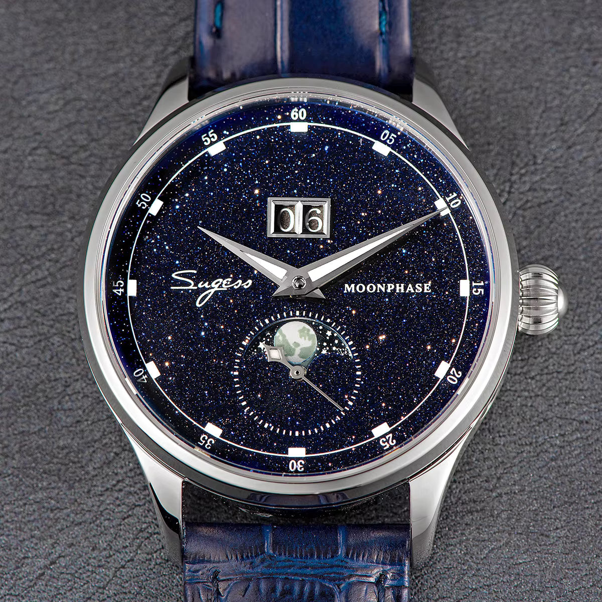 VOXO Moonphase 40mm – Men's Automatic Watch – image 4