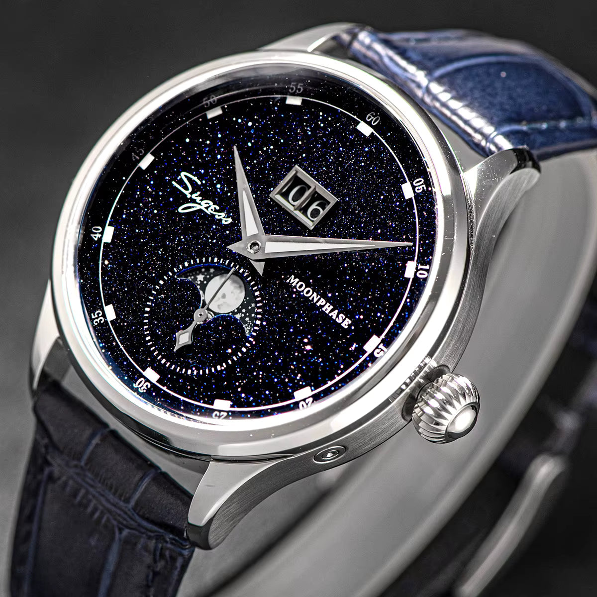 VOXO Moonphase 40mm – Men's Automatic Watch – image 8