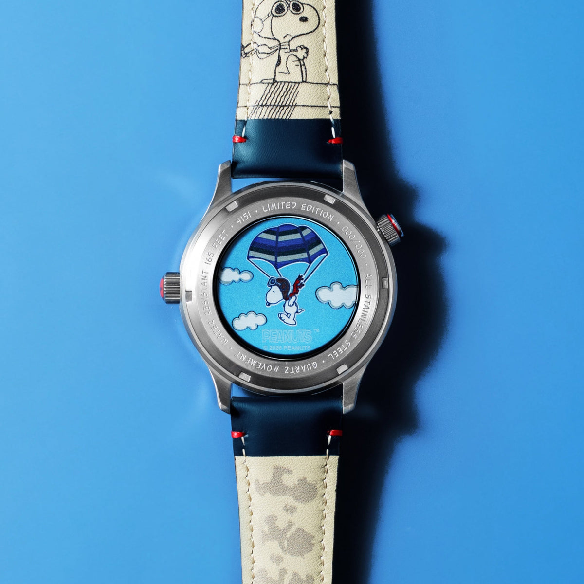 AVI-8 McKellar Dual Time Peanuts Snoopy Flying Ace – Aero Blue (Limited Edition) – image 7