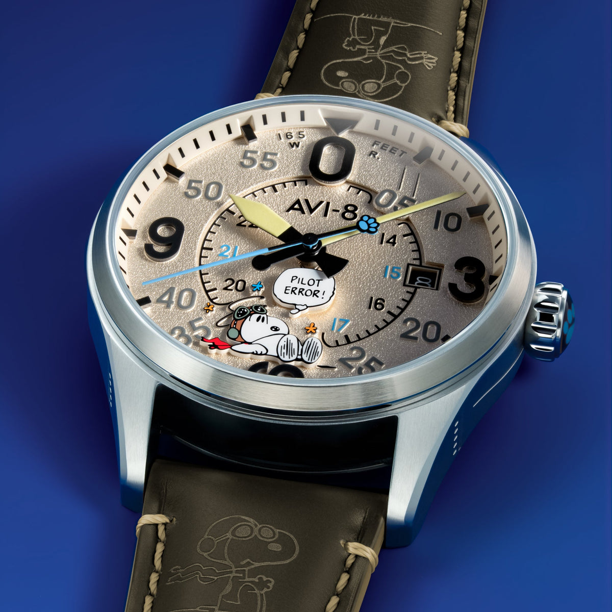 AVI-8 Smith Automatic Peanuts Snoopy Flying Ace Pilot Error – Deserted Decision (Limited Edition) – image 3
