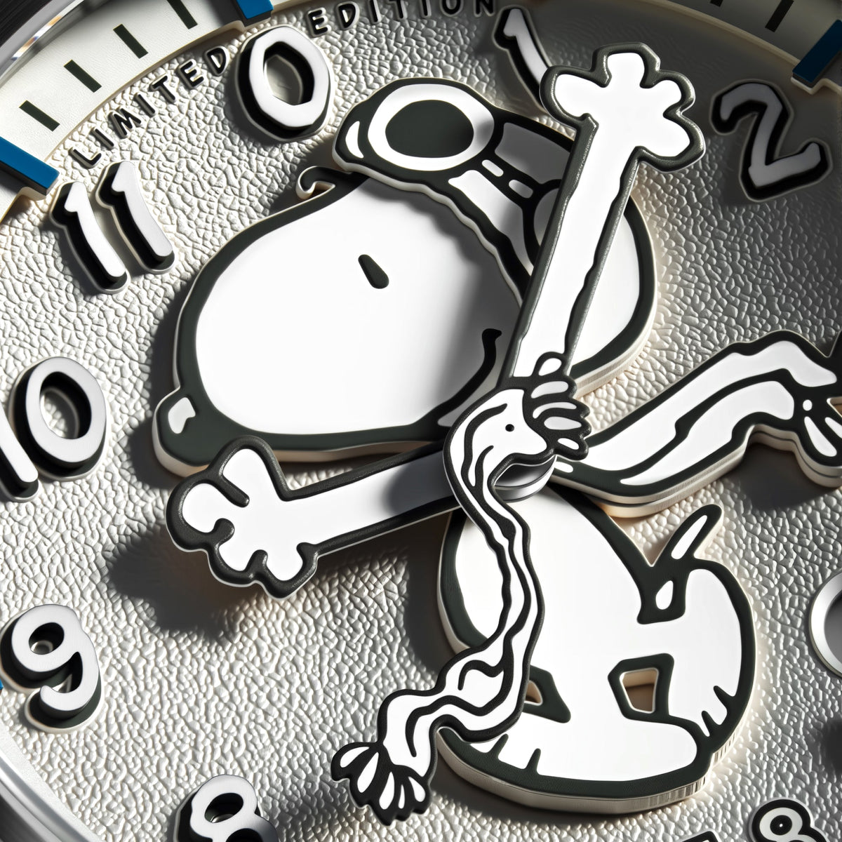 AVI-8 Engineer Automatic Peanuts Snoopy Flying Ace Monotone – Cloud Cover (Limited Edition) – image 4
