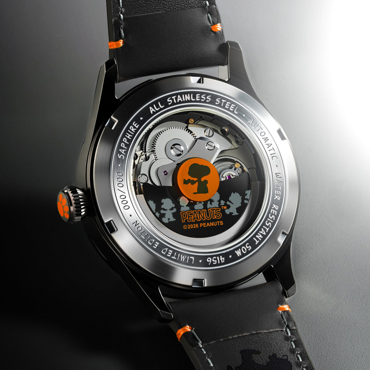 AVI-8 Engineer Automatic Peanuts Snoopy Flying Ace Monotone – Obsidian Ace (Limited Edition) – image 7