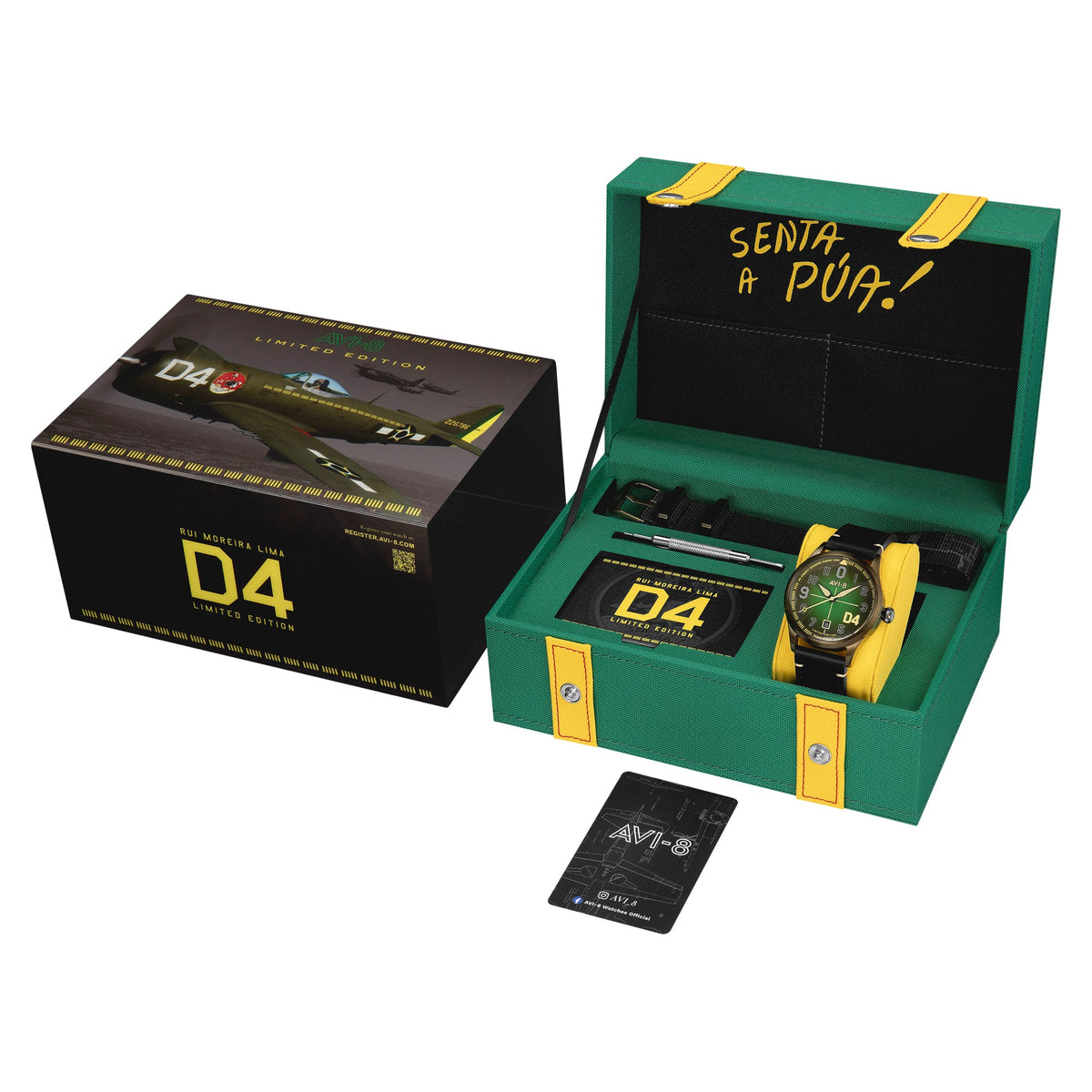 AVI-8 Flyboy Engineer Automatic – Rui Moreira Lima D4 (Limited Edition) – image 8