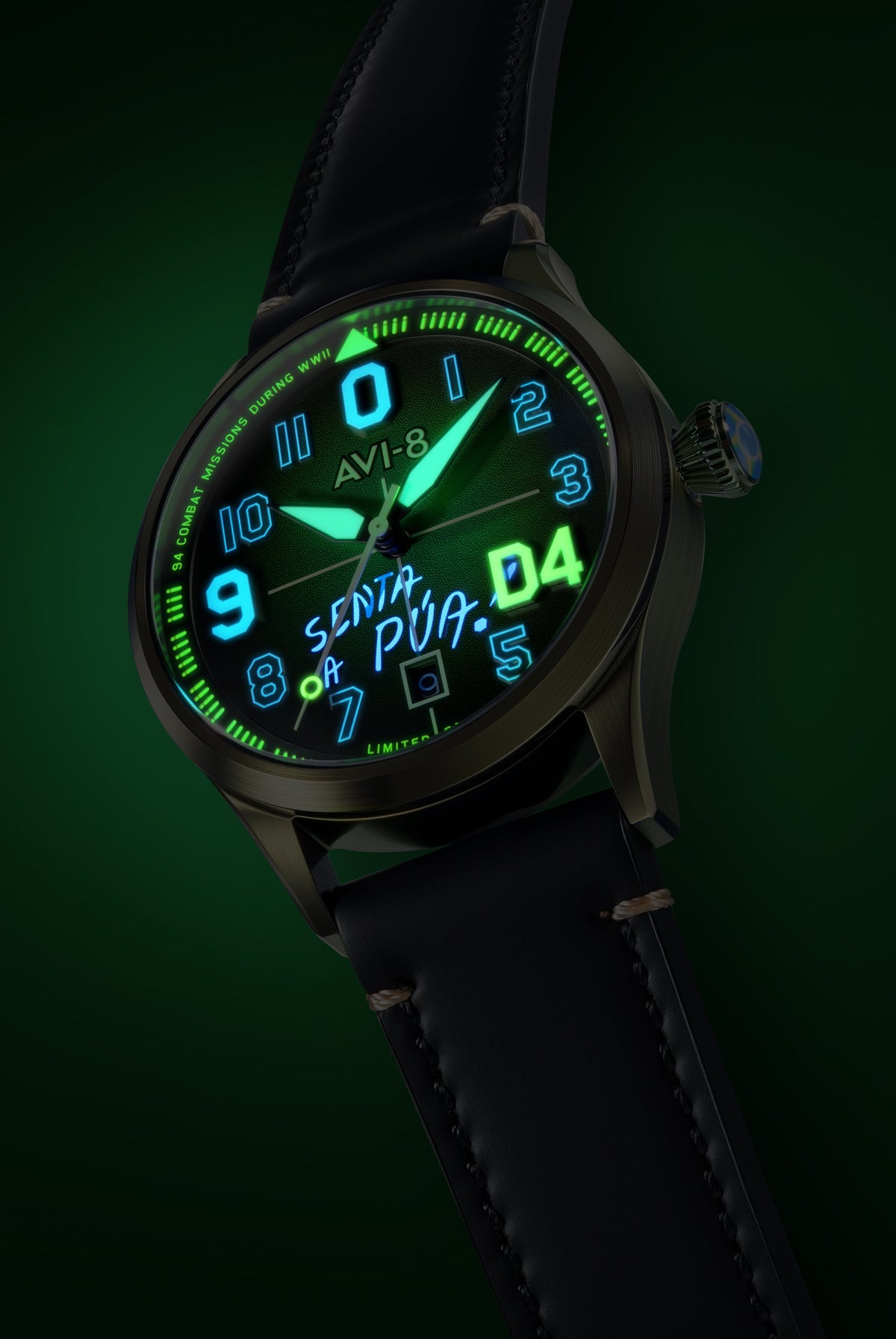 AVI-8 Flyboy Engineer Automatic – Rui Moreira Lima D4 (Limited Edition) – image 5