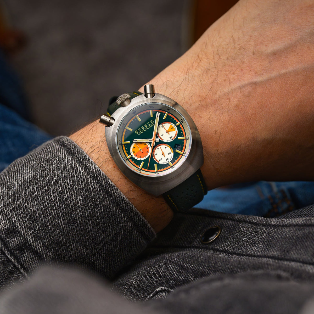 Cadola Testa di Toro Chronograph – Speedster Green – image 2