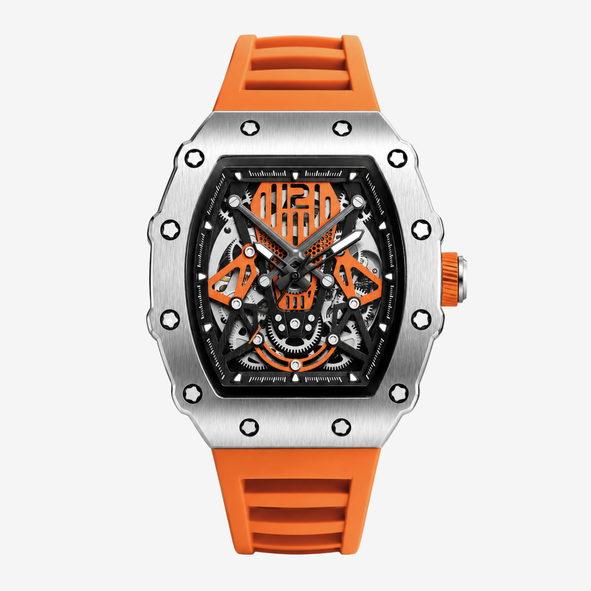 AXEL Chrono Skeleton Watch – Orange – image 1