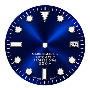 Blue dial