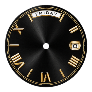 Roman Black dial