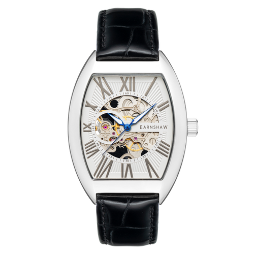 Thomas Earnshaw Beauchamp Skeleton Automatic – Morning Coat White