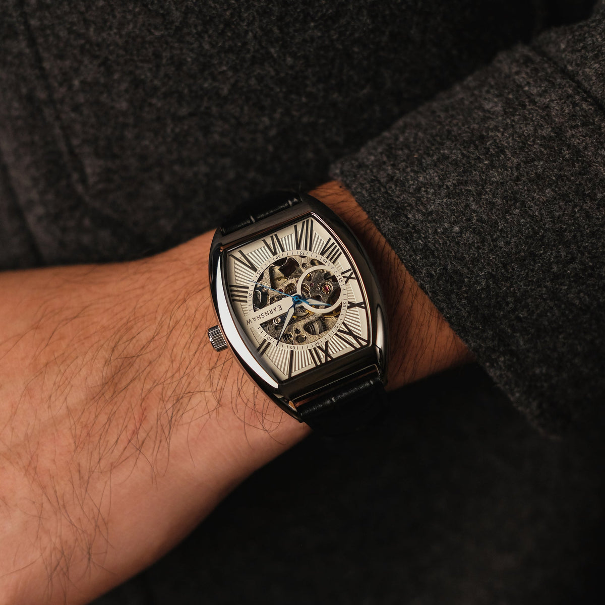 Thomas Earnshaw Beauchamp Skeleton Automatic – Morning Coat White – image 4
