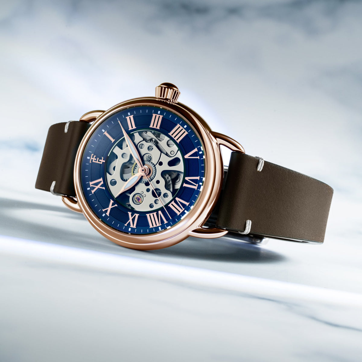 Thomas Earnshaw Investigator 40 Automatic – Azure Blue – image 4
