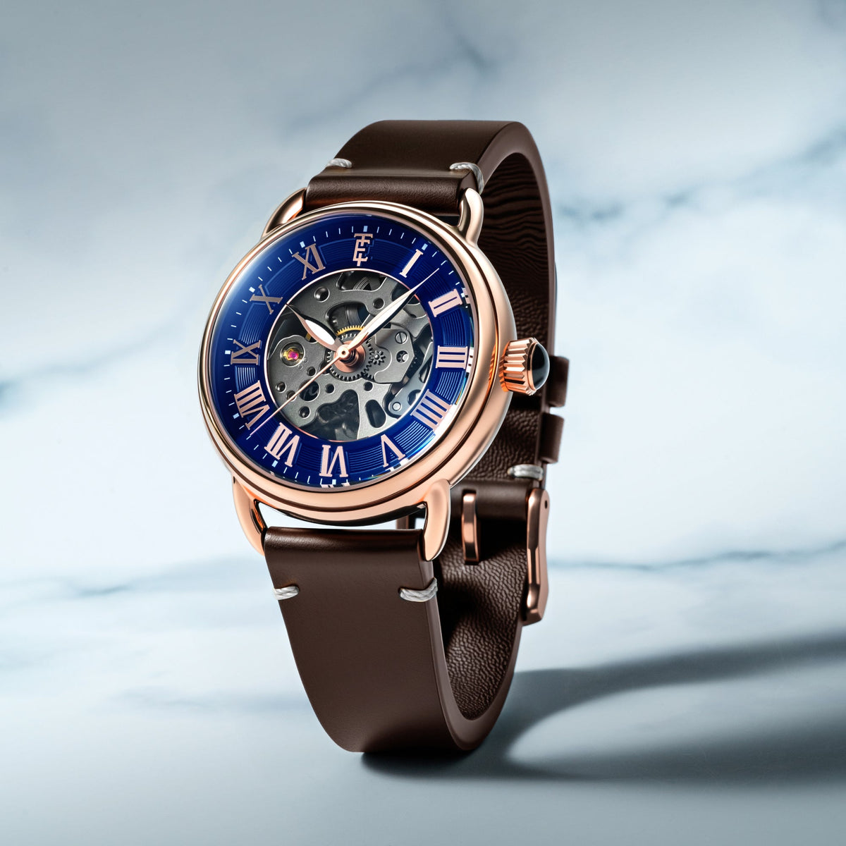 Thomas Earnshaw Investigator 40 Automatic – Azure Blue – image 3