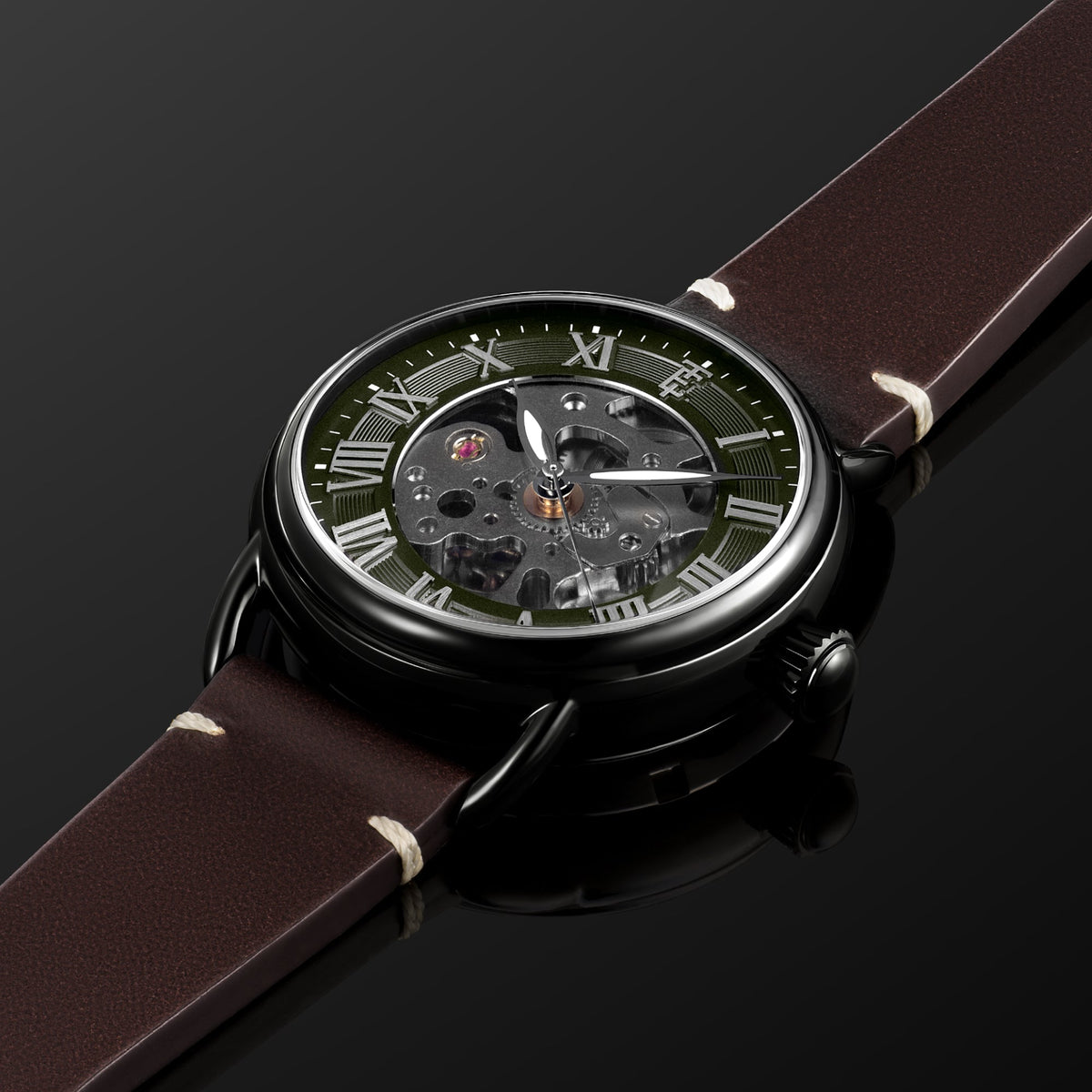 Thomas Earnshaw Investigator 40 Automatic – Olive Green – image 6