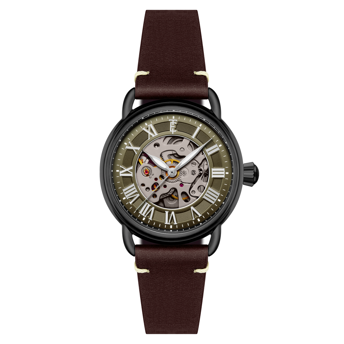 Thomas Earnshaw Investigator 40 Automatic – Olive Green – image 1