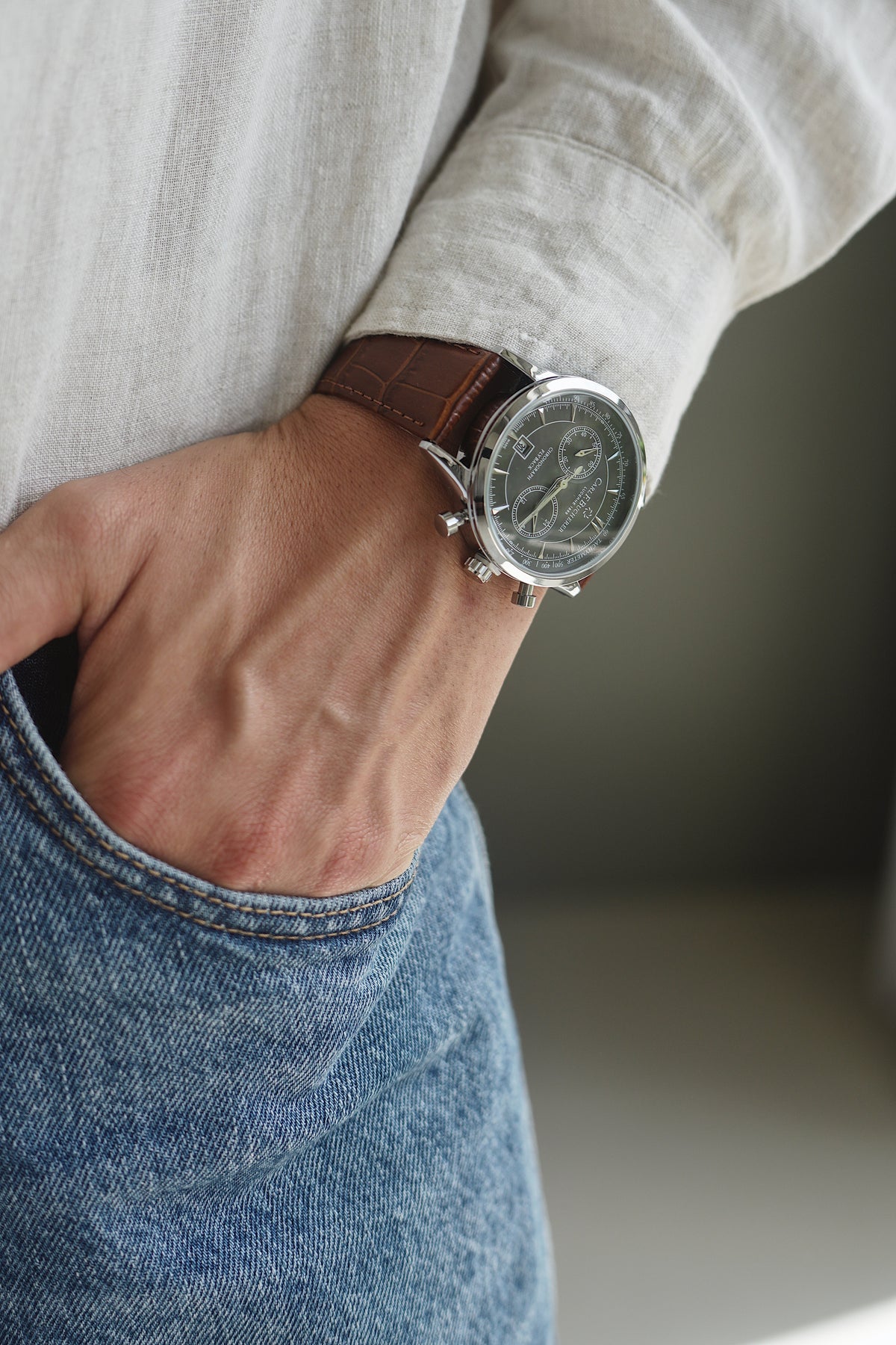 VOXO Flyback 42mm – Men's Chronograph Watch – image 4