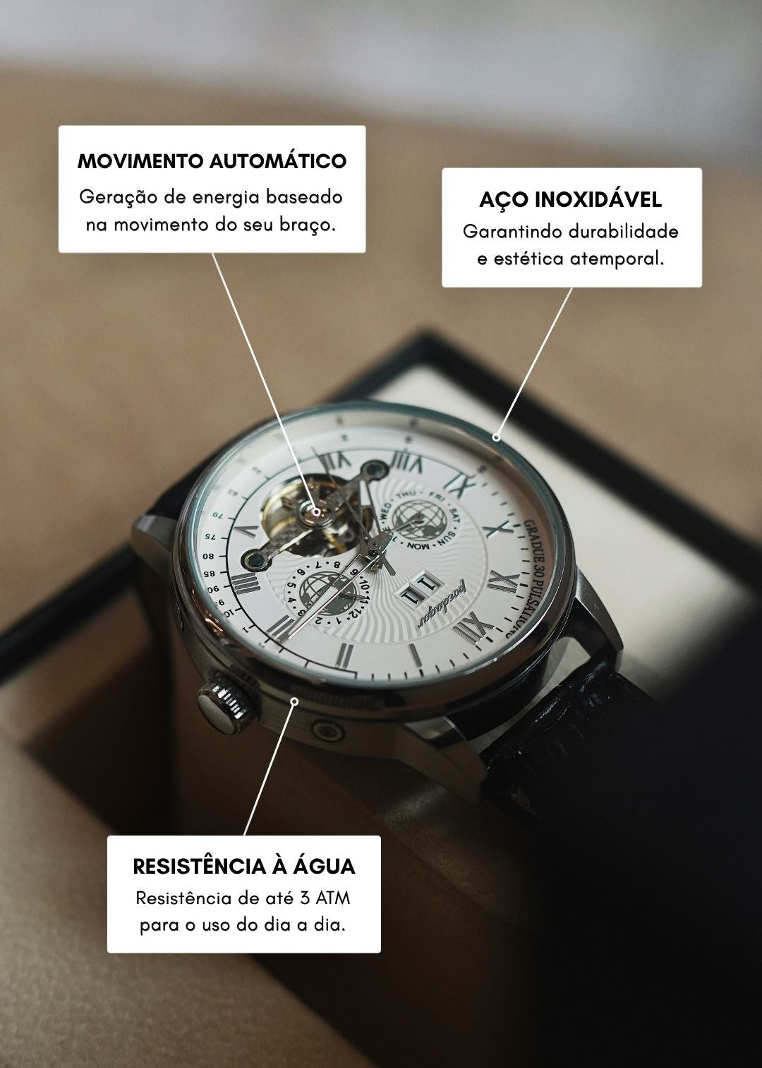 VOXO Tourbillon 41mm – Men's Automatic Watch – image 5