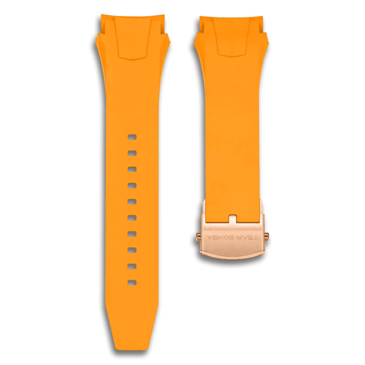 FYNTHER Chronic Strap – Dark Matter · Orange, Deployant Clasp
