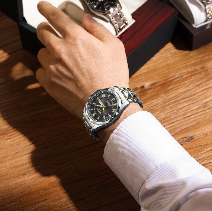Nibosi Arkos Men's Watch – Black