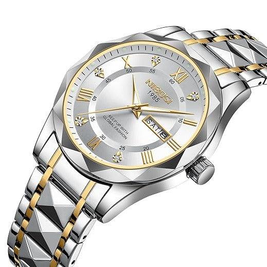 Nibosi Arkos Men's Watch – White
