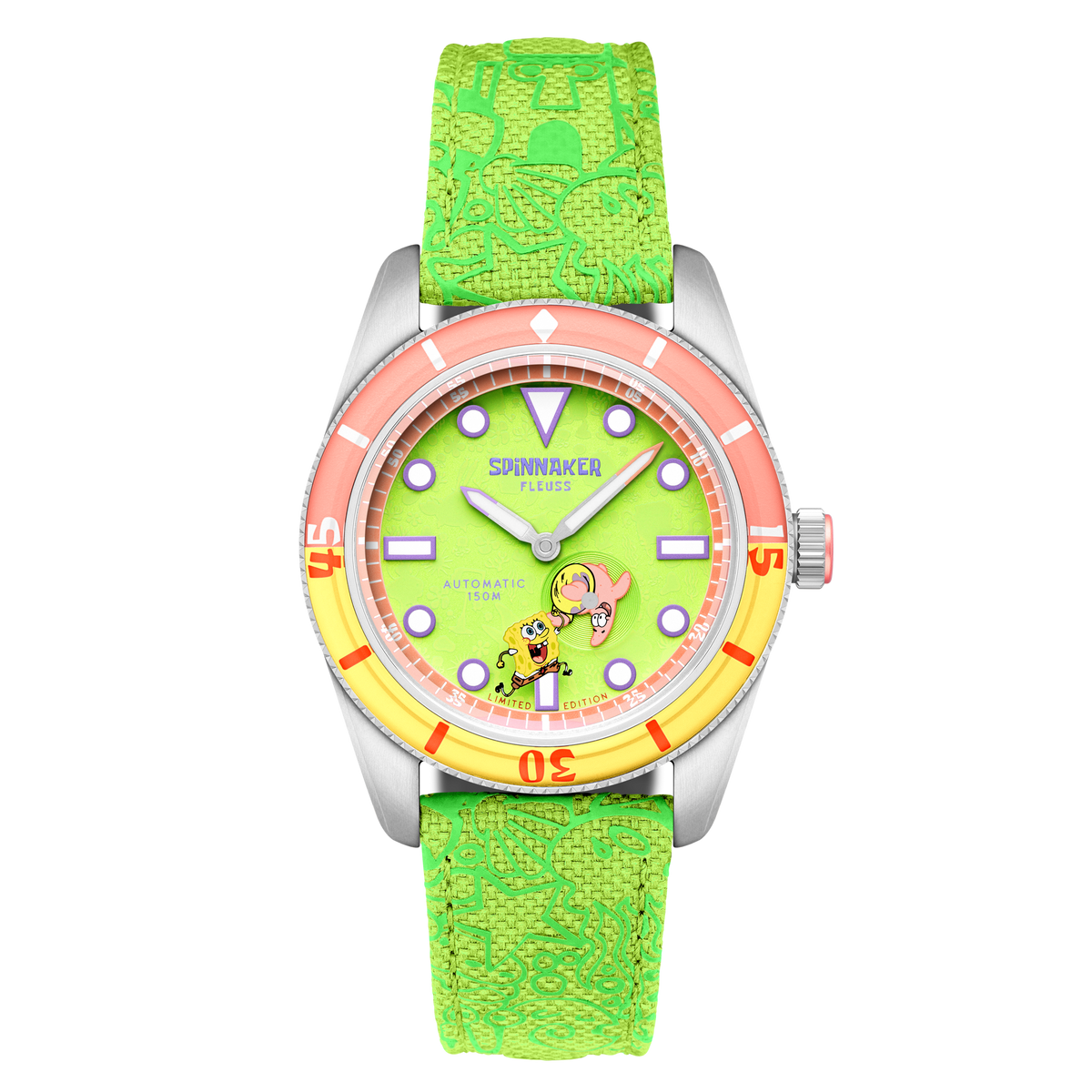Spinnaker Fleuss Automatic SpongeBob SquarePants Shell Mates – Patrick Green (Limited Edition) – image 1