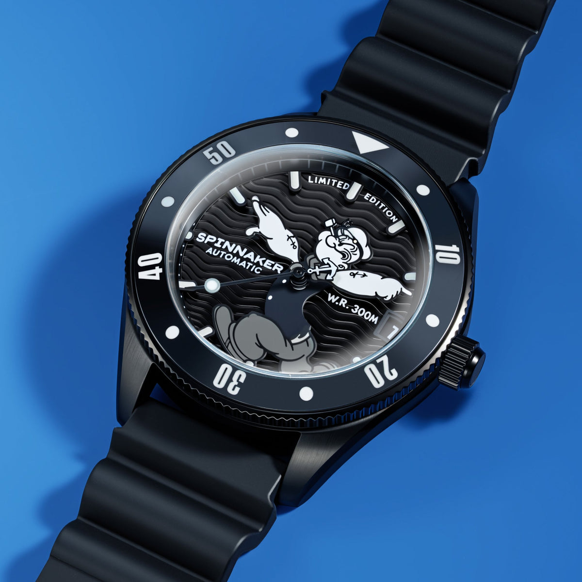 Spinnaker Challenger Automatic Popeye Anchor Arms – Midnight Mast (Limited Edition) – image 7