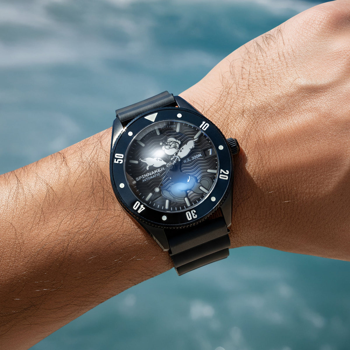 Spinnaker Challenger Automatic Popeye Anchor Arms – Midnight Mast (Limited Edition) – image 2