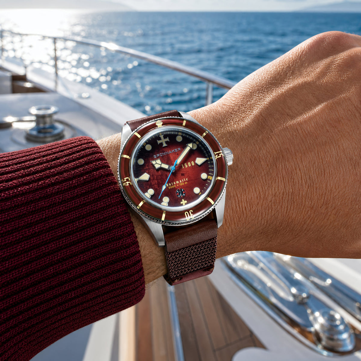 Spinnaker Fleuss Automatic – Vicente Yáñez Pinzón (1500 Limited Edition) – image 4