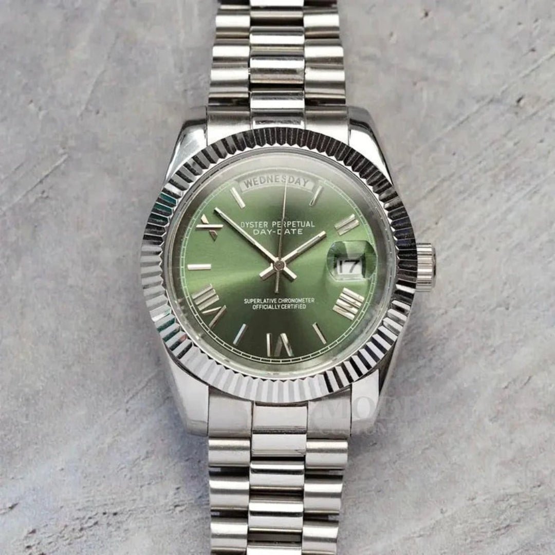 FYNTHER Oyster PRESIDENTIAL MOD EMERALD ROMAN EDITION