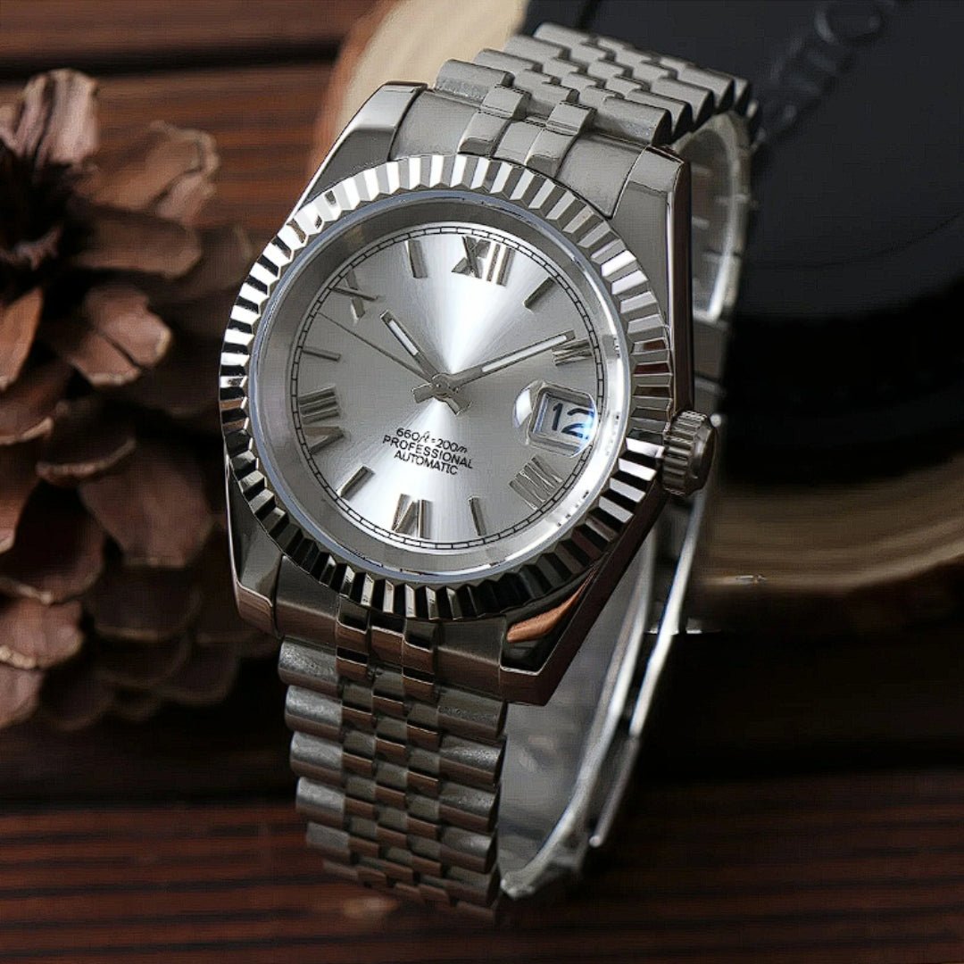 FYNTHER Datejust EDITION ROMAN CHROME JUBILEE MOD