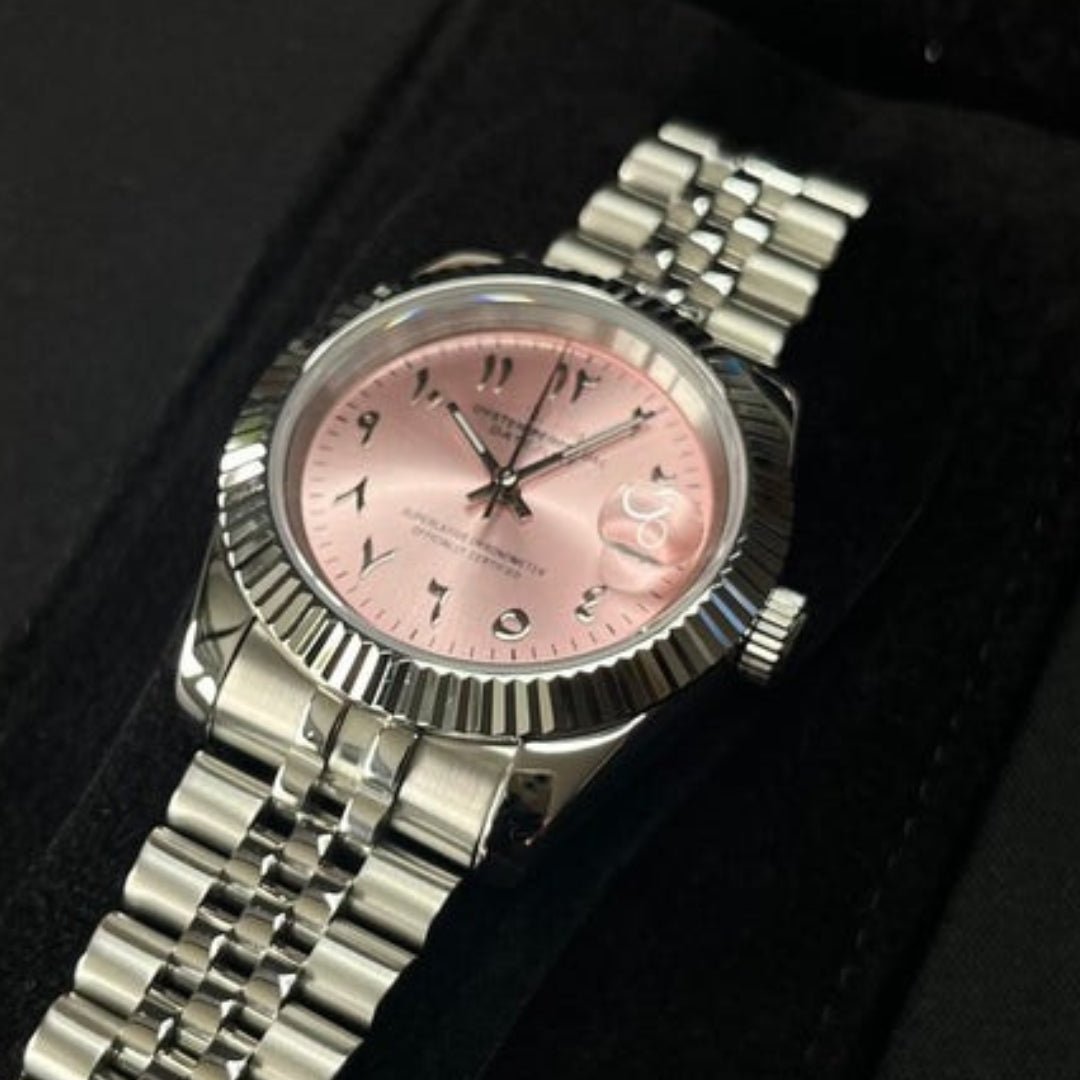 FYNTHER Datejust EDITION SILVER ARABIC COTTON CANDY JUBILEE MOD