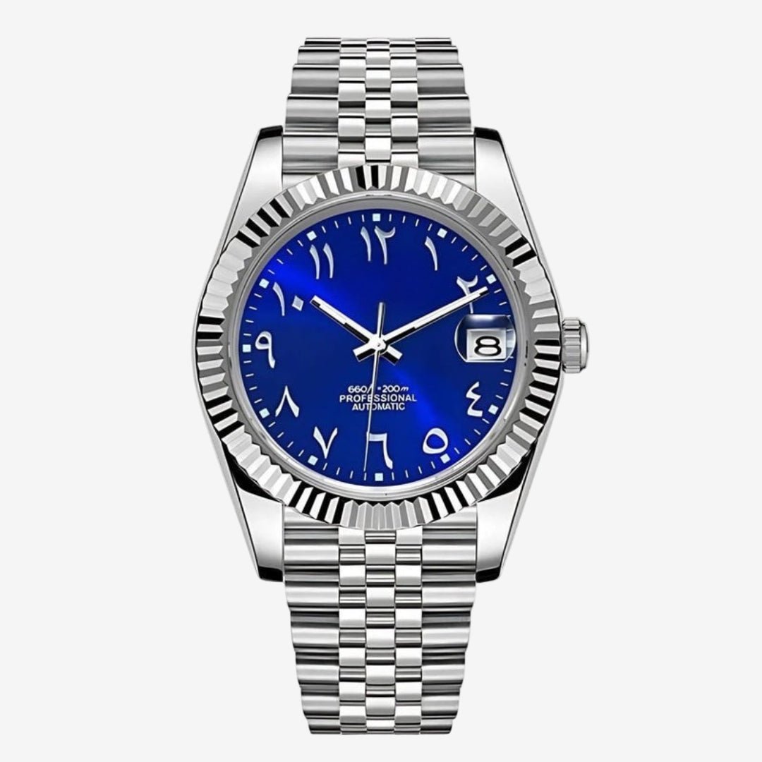 FYNTHER Datejust EDITION SILBER ARABISCH OCEAN JUBILEE MOD