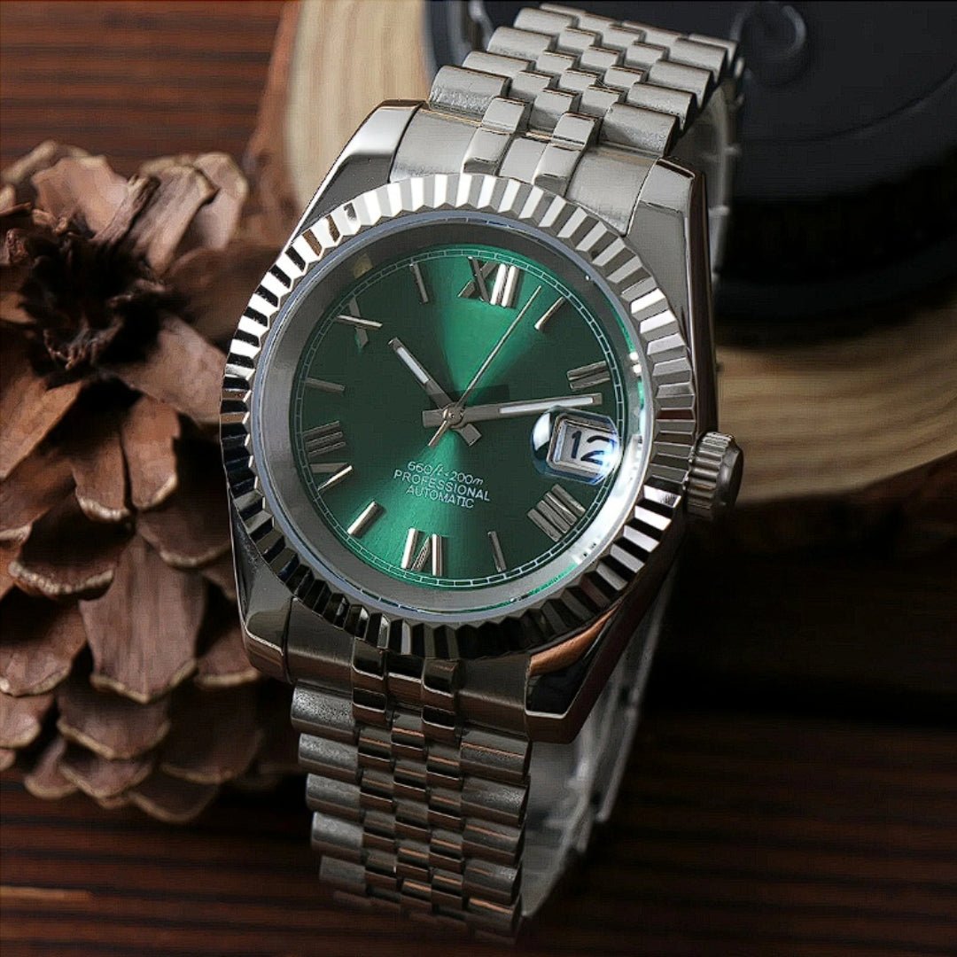 FYNTHER Datejust EDITION SILVER ROMAN OPAL JUBILEE MOD