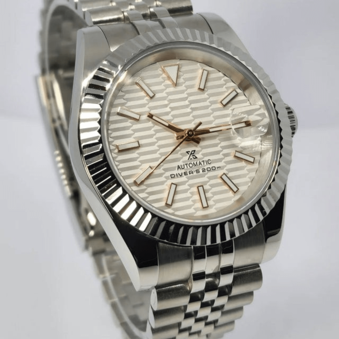 FYNTHER Datejust JUBILEE MOD ARCTIC GLACIER EDITION