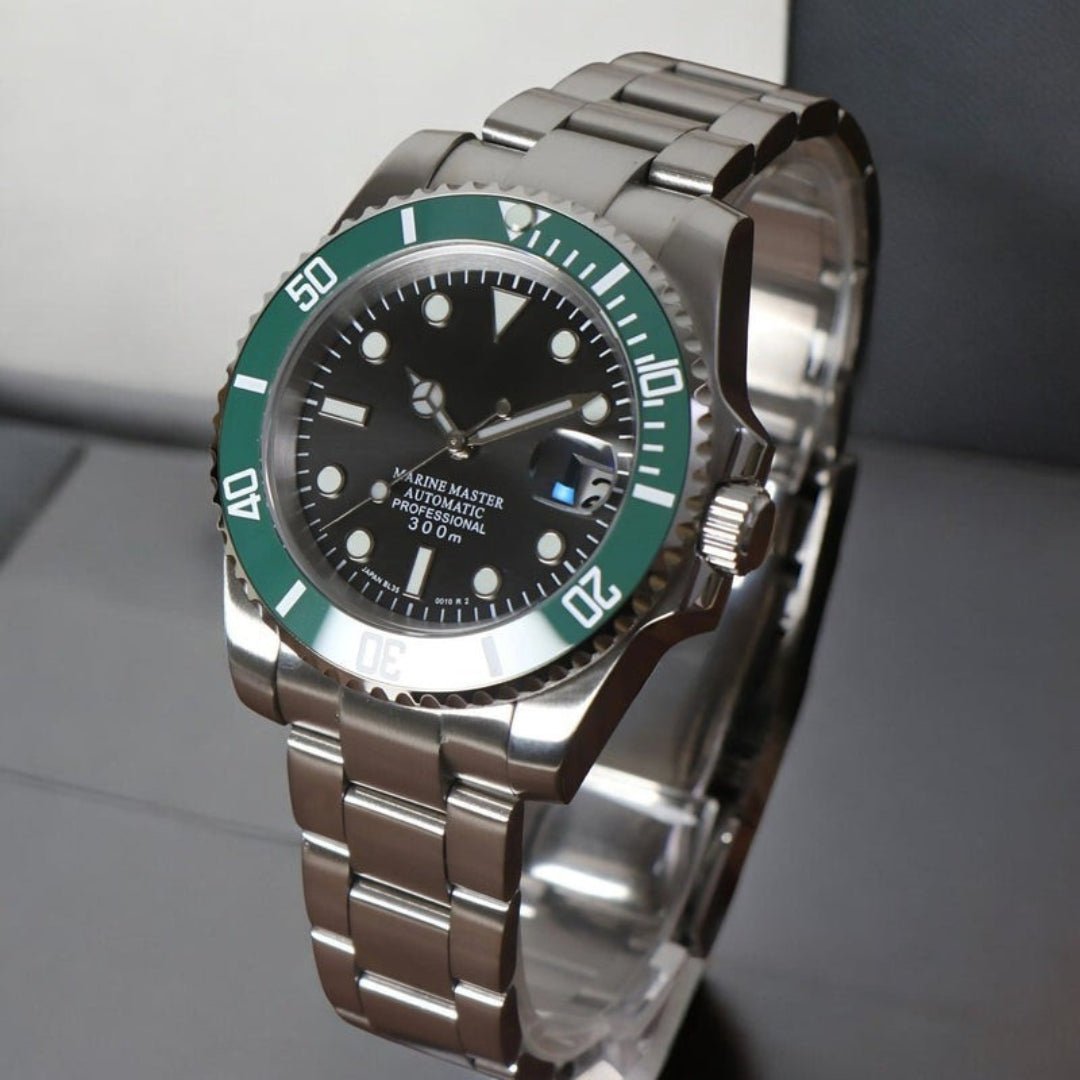 FYNTHER Submariner EDITION MARINE MASTER CERAMIC KERMIT MOD