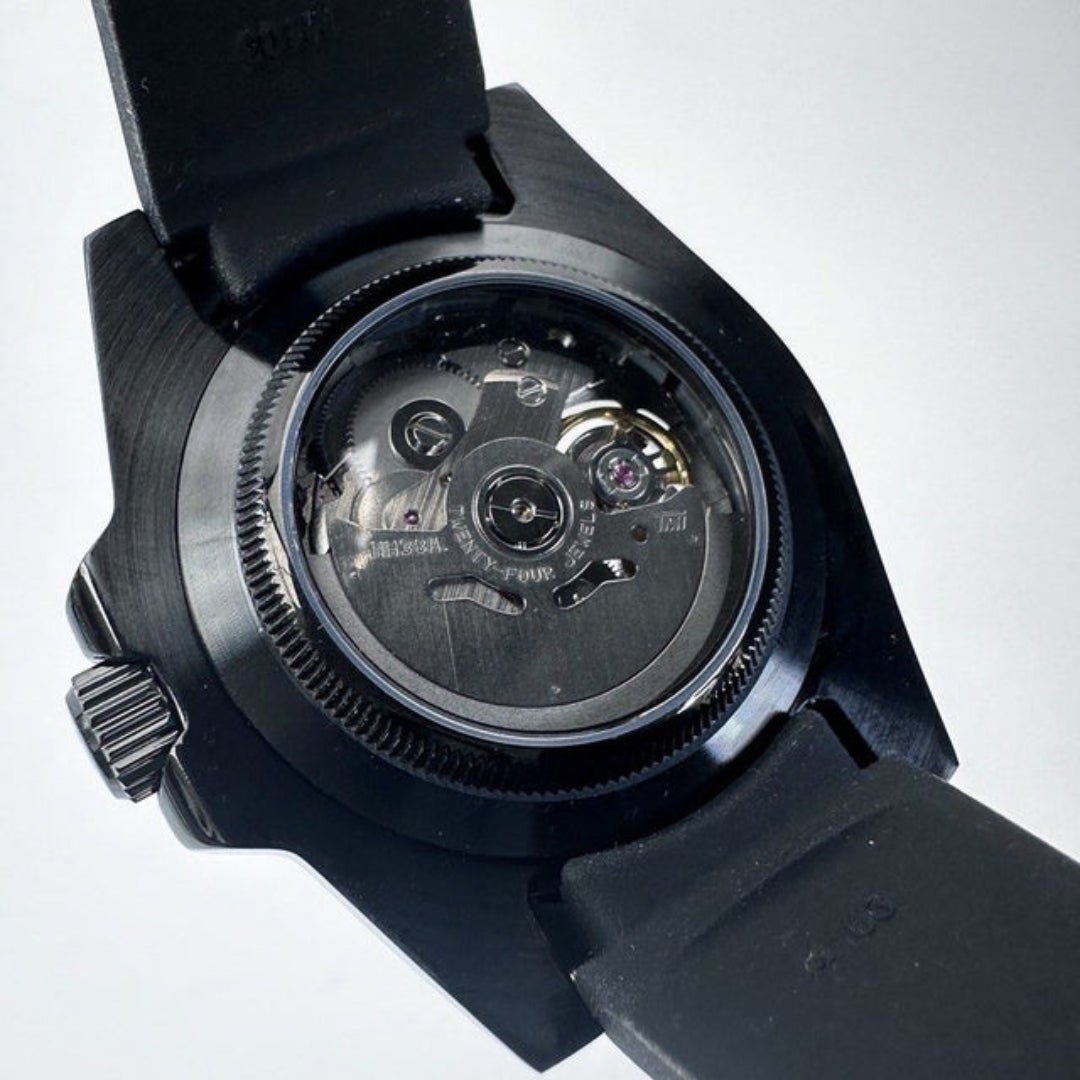 FYNTHER Submariner EDITION OBSIDIAN BLACK-OUT OPEN HEART MOD