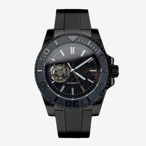 FYNTHER Submariner EDITION OBSIDIAN BLACK-OUT OPEN HEART MOD