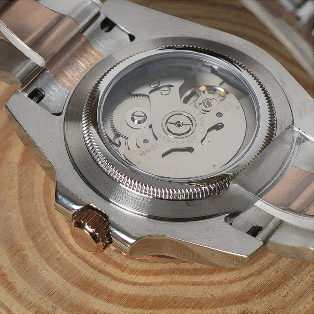 FYNTHER Submariner EDITION YACHT MASTER TWO-TONE ROSE GOLD MOD