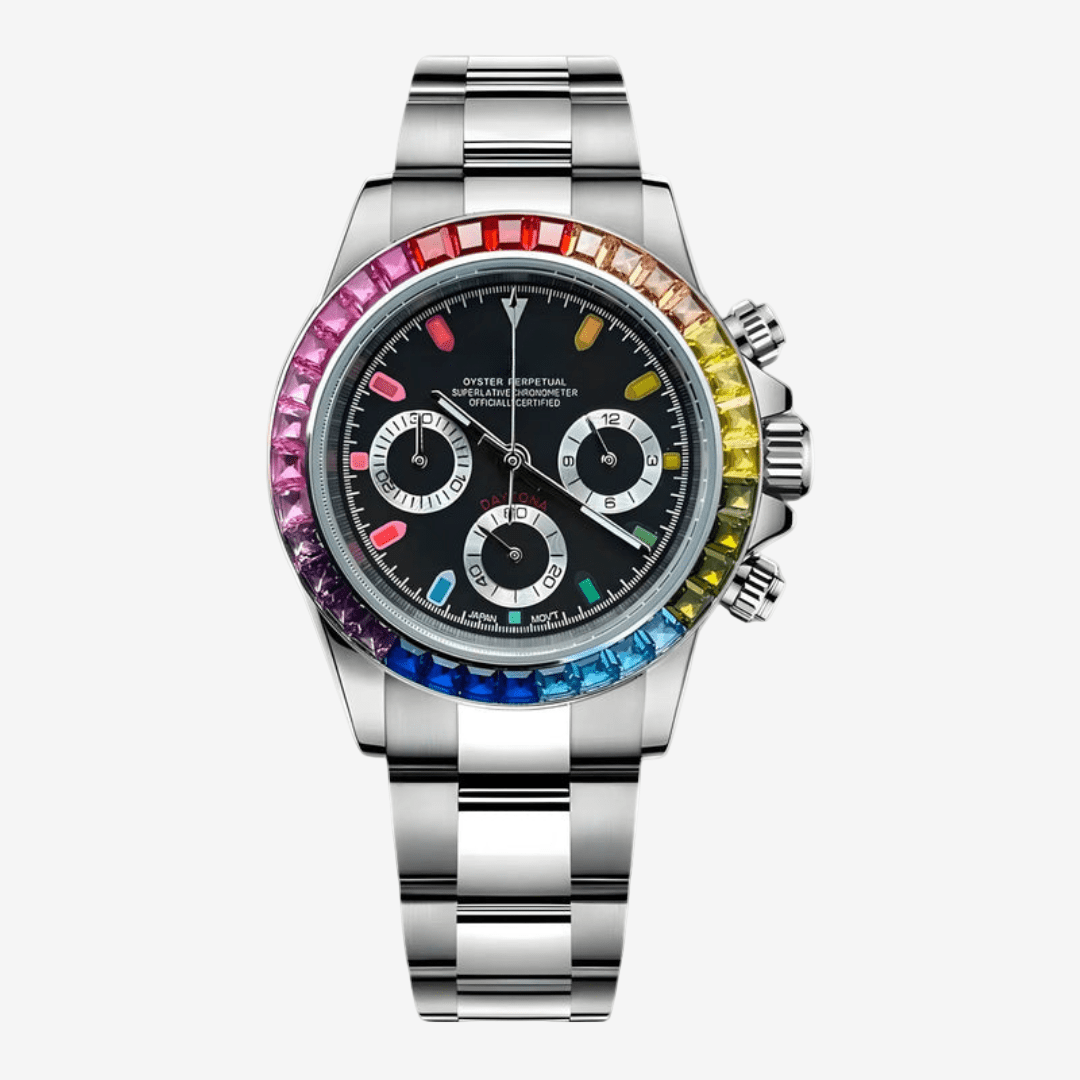 FYNTHER Daytona CHRONOGRAPH EDITION DIAMOND RAINBOW MOD