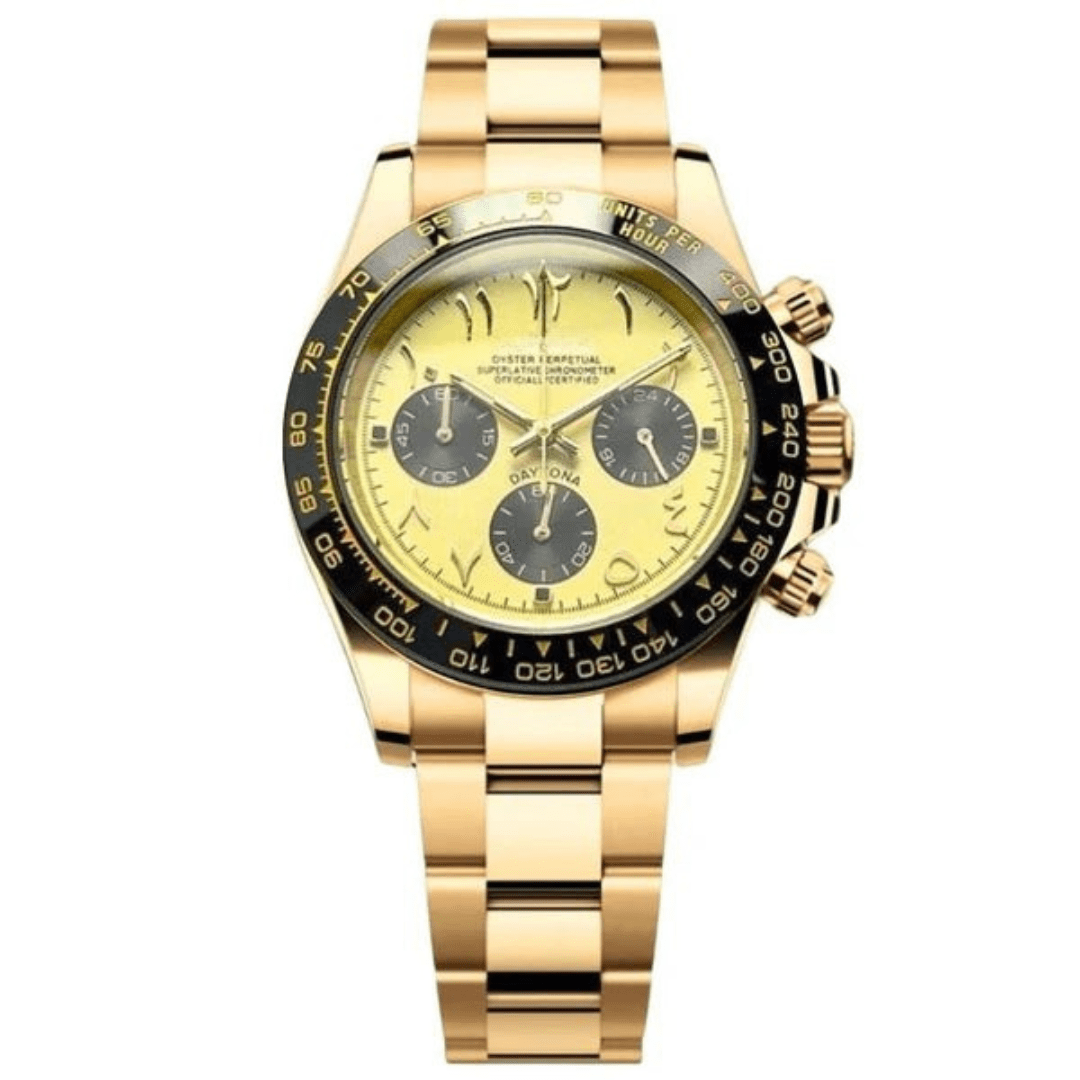 FYNTHER Daytona CHRONOGRAPH EDITION GOLDEN EAGLE ARABIC MOD
