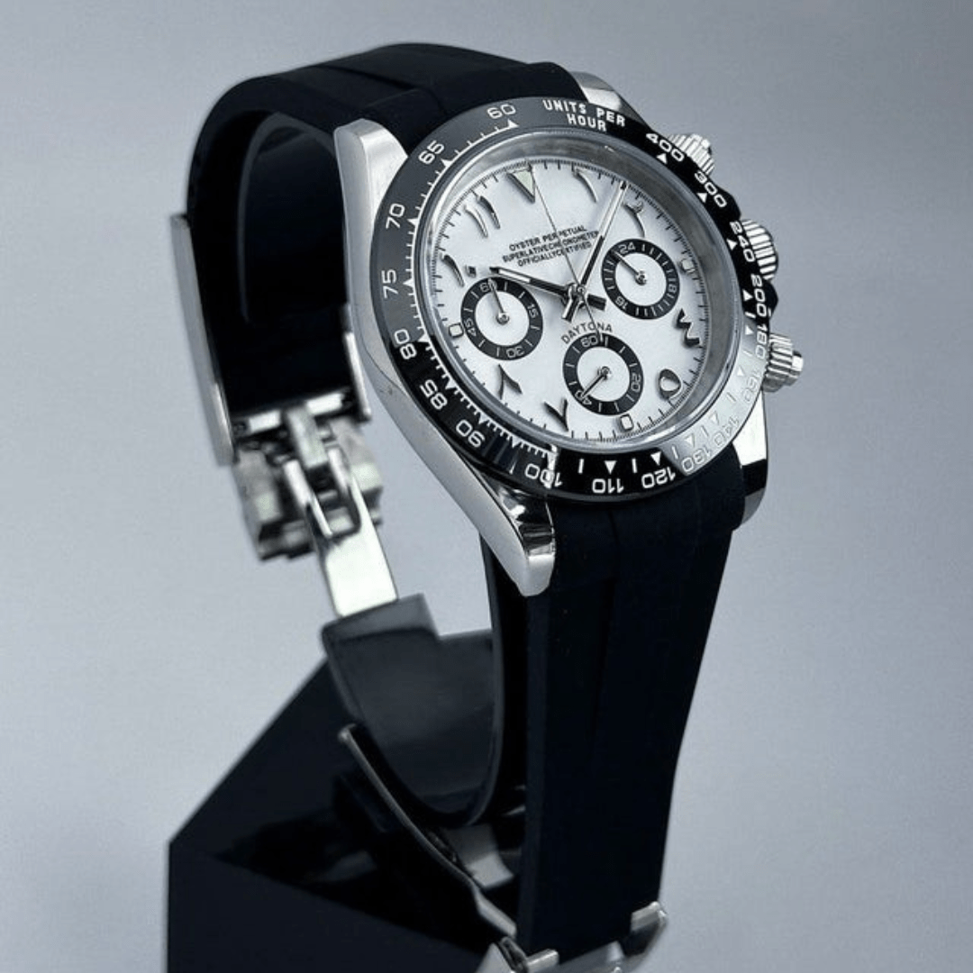 FYNTHER Daytona CHRONOGRAPH EDITION IVORY PANDA ARABIC MOD