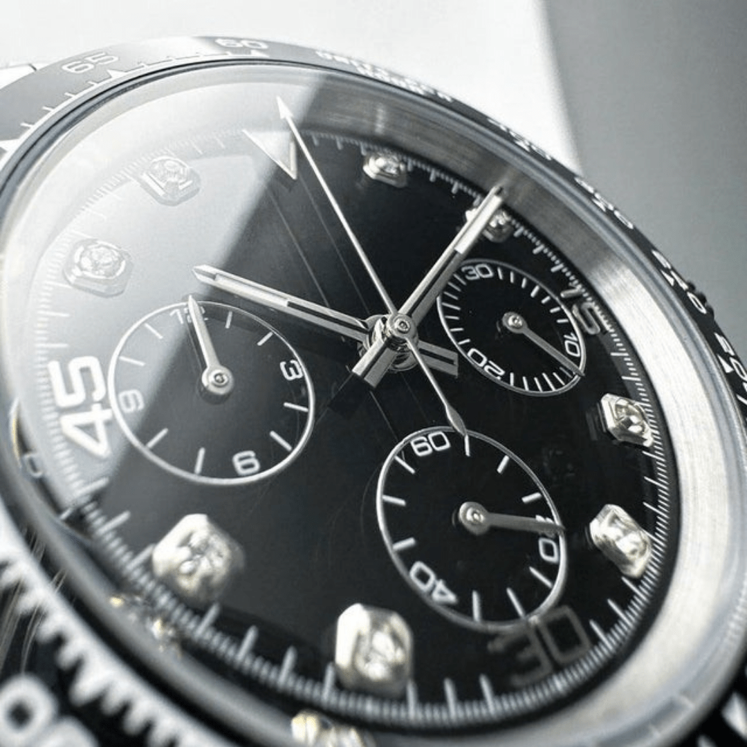 FYNTHER Daytona CRONÓGRAFO EDICIÓN OBSIDIAN DIAMOND MOD