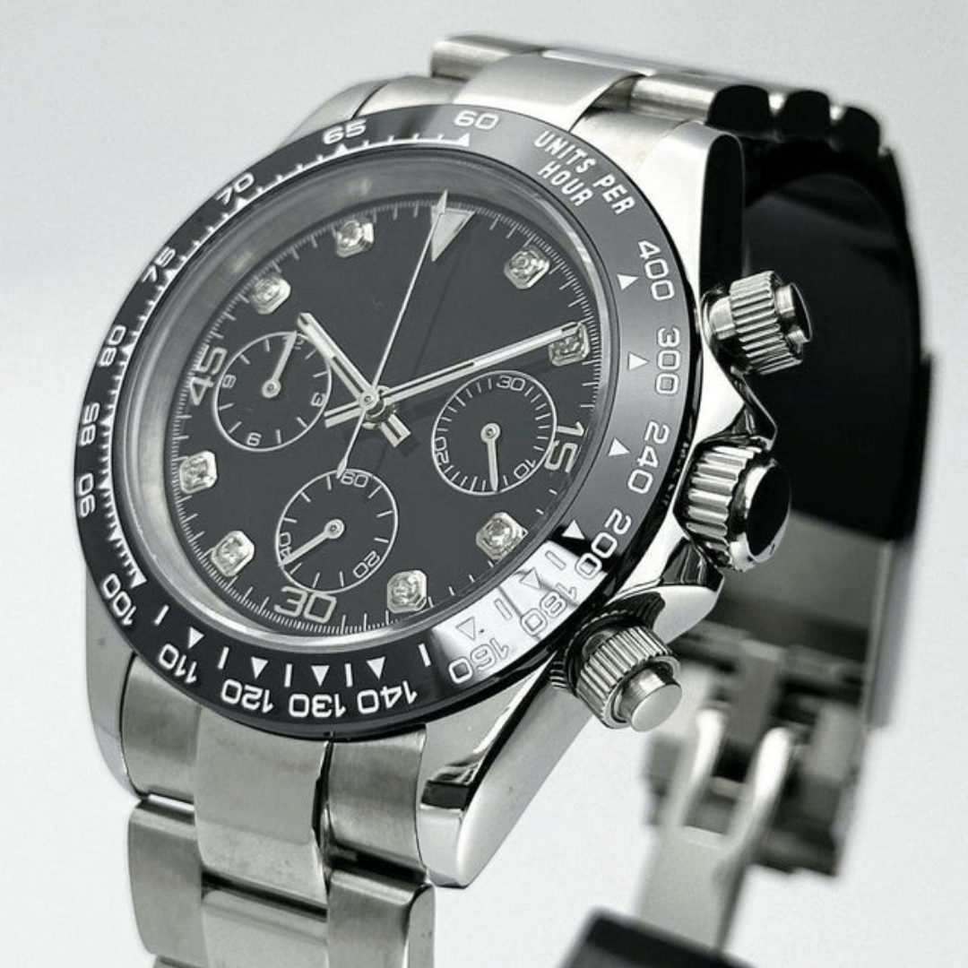 FYNTHER Daytona CRONÓGRAFO EDICIÓN OBSIDIAN DIAMOND MOD