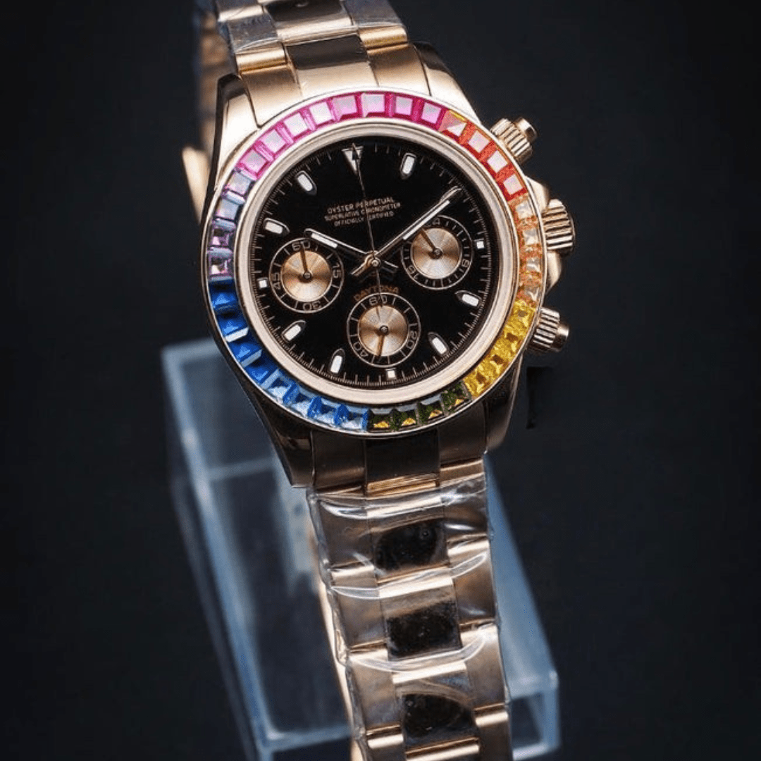 FYNTHER Daytona CHRONOGRAPH EDITION ROSE RAINBOW MOD