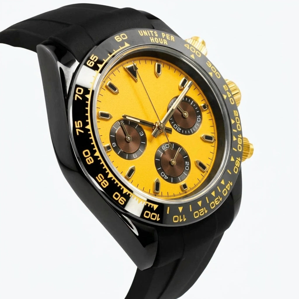 FYNTHER CUSTOM SEITONA CHRONOGRAPH MOD BUMBLE BEE LEGACY EDITION