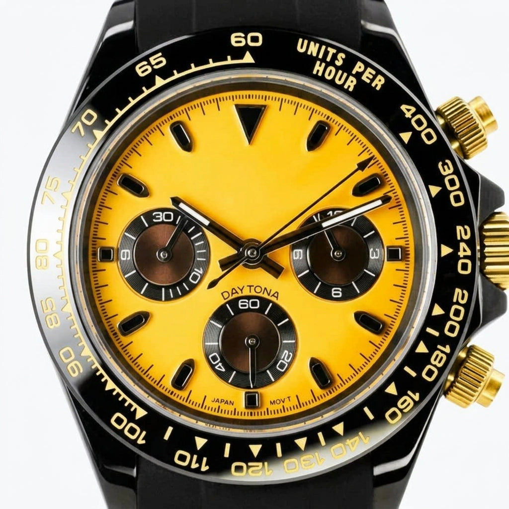 FYNTHER CUSTOM SEITONA CHRONOGRAPH MOD BUMBLE BEE LEGACY EDITION