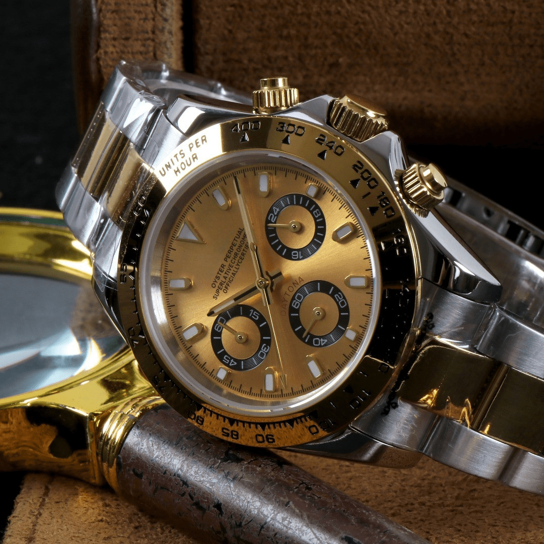 FYNTHER Daytona CHRONOGRAPH MOD IMPERIAL GOLD EDITION