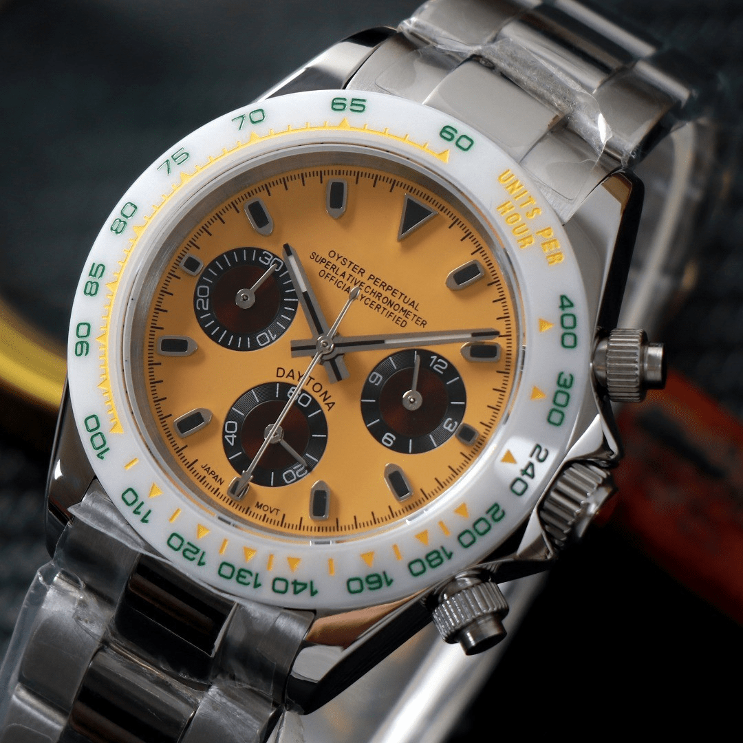 FYNTHER Daytona CHRONOGRAPH MOD VINTAGE SAFARI EDITION