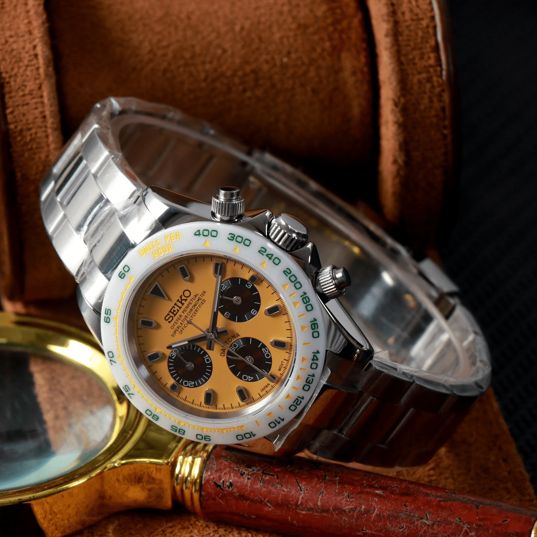 FYNTHER Daytona CHRONOGRAPH MOD VINTAGE SAFARI EDITION