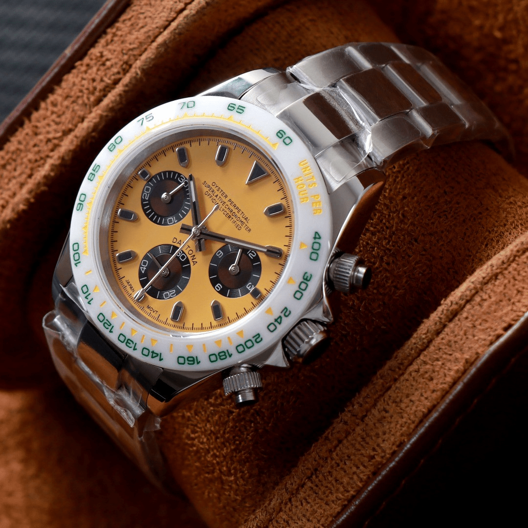 FYNTHER Daytona CHRONOGRAPH MOD VINTAGE SAFARI EDITION