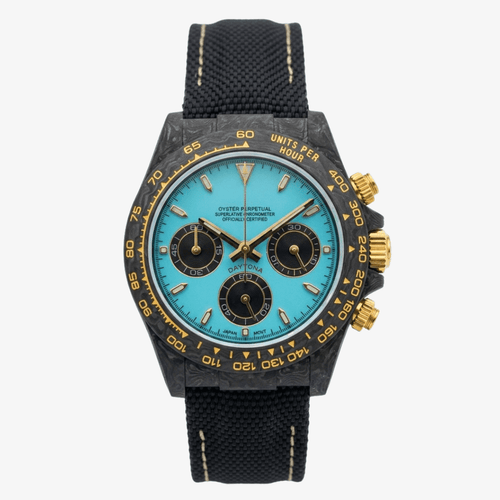 FYNTHER Daytona FORGED CARBON CHRONOGRAPH MOD TIFFANY EDITION